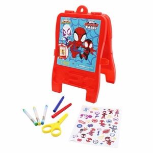 Marvel Spider-Man Mini Activity Easel Kids Coloring Sticker Set NWT New In Box